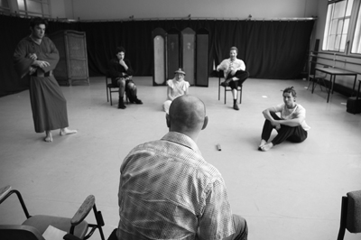 Acting class at LAMDA