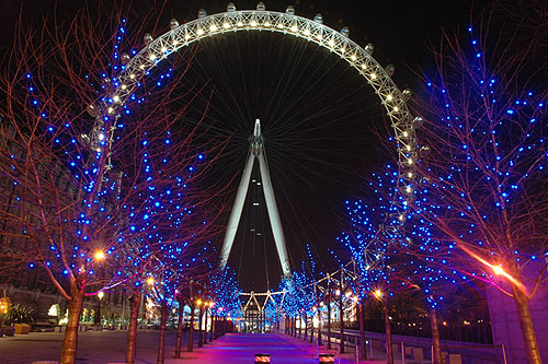 visit London eye at night